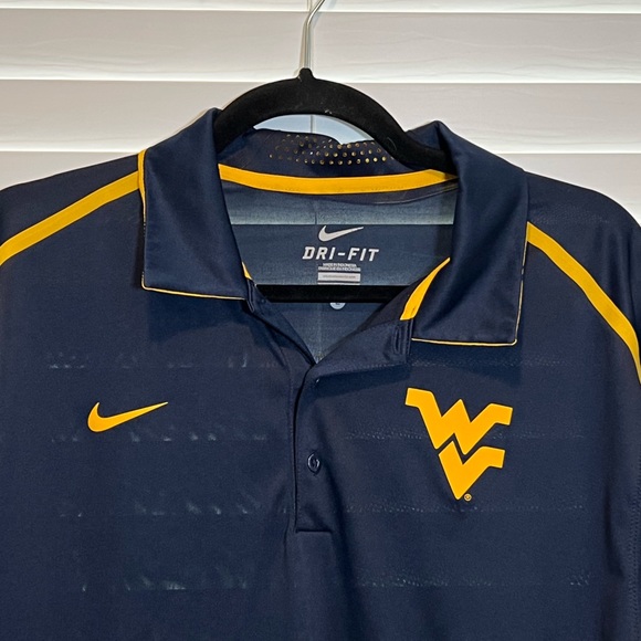 Nike West Virginia Mountaineers Polo - Size L - Picture 2 of 3